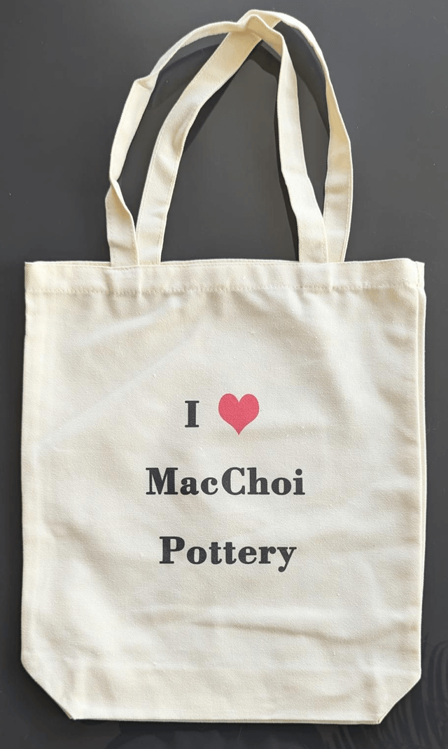 MacChoi Pottery Canvas Tote